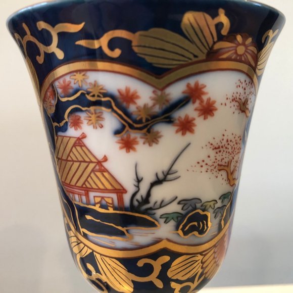 Japanese Arita porcelain Imari wine glasses - Picture 9 of 10
